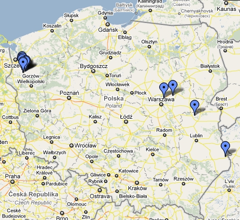 mapka zebrań wiejskich